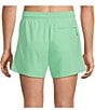 Caribbean Big & Tall Palmsway 6#double; Solid Swim Trunks - Image 2