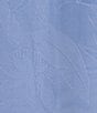 Color:Blue - Image 3 - Bird of Paradise Textured Jacquard Short Sleeve Woven Shirt