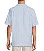 Caribbean Camp Texture Solid Short Sleeve Woven Shirt - Image 2