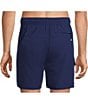 Caribbean Coastal Cargo 8#double; Inseam Solid Swim Trunks, Color:Deep Blue - Image 2