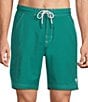 Caribbean Coastal Cargo 8#double; Solid Swim Trunks - Image 1