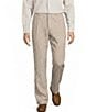 Caribbean Coastal Linen Flat Front Pants - Image 1
