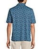 Caribbean Coatfront Mini Drinks Print Short Sleeve Woven Shirt - Image 2