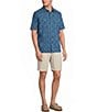 Caribbean Coatfront Mini Drinks Print Short Sleeve Woven Shirt - Image 3