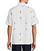 Color:White - Image 2 - Fireworks Americana Embroidered Relaxed Fit Short Sleeve Shirt