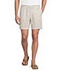 Caribbean Floral Print 7#double; Inseam Shorts - Image 1
