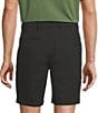Caribbean Isle Breeze Flat Front Stretch Performance 8#double; Inseam Shorts, Color:Black - Image 2
