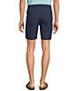 Caribbean Isle Breeze Flat Front Performance Stretch 8#double; Inseam Shorts, Color:Navy - Image 2