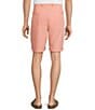 Color:Coral - Image 2 - Isle Breeze Flat Front Performance Stretch 9#double; Inseam Shorts