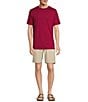 Color:Stone - Image 3 - Isle Breeze Flat Front Performance Stretch 9#double; Inseam Shorts