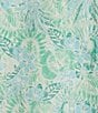 Caribbean Leaf Print Long Sleeve Woven Shirt - Image 4