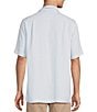 Caribbean Micro Print Short Sleeve Woven Camp Shirt - Image 2