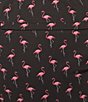 Caribbean Mini Flamingo 5#double; Cabana Swim Trunks, Color:Black Multi - Image 4