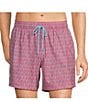Caribbean Mini Palm Pineapple 6#double; Swim Trunks, Color:Pink Berry - Image 1