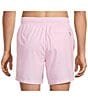 Caribbean Mini Shell Print 6#double; Swim Trunks, Color:Light Pink - Image 3