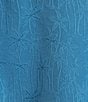 Color:Cadet Blue - Image 4 - Palm Paradise Jacquard Solid Short Sleeve Shirt