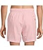 Caribbean Palmsway 6#double; Solid Swim Trunks, Color:Light Pink - Image 2
