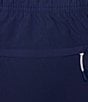 Caribbean Palmsway 6#double; Solid Swim Trunks, Color:Deep Blue - Image 3