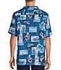 Caribbean Patchwork Short Sleeve Woven Shirt - Image 2