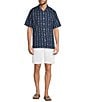 Caribbean Printed Short Sleeve Woven Camp Shirt - Image 3