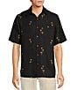 Color:Black - Image 1 - Relaxed Fit Palm Valley Short Sleeve Woven Shirt