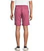 Caribbean Solid Flat Front Drawstring 8#double; Inseam Shorts - Image 2