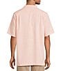 Caribbean Solid Jacquard Short Sleeve Woven Shirt - Image 2
