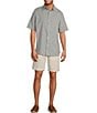 Caribbean Solid Linen Short Sleeve Woven Shirt - Image 3