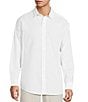 Caribbean Solid Long Sleeve Woven Shirt - Image 1