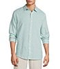 Caribbean Solid Long Sleeve Woven Shirt - Image 5