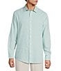 Caribbean Solid Long Sleeve Woven Shirt - Image 6