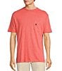 Caribbean Solid Short Sleeve Slub T-Shirt,New Products : American Fashion Style Bags On Sale