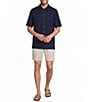 Caribbean Solid Short Sleeve Woven Shirt - Image 3