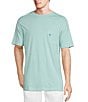 Color:Frosted Blue - Image 1 - Supima Cotton Short Sleeve Pocket Relaxed Fit T-Shirt