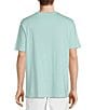 Color:Frosted Blue - Image 2 - Supima Cotton Short Sleeve Pocket Relaxed Fit T-Shirt