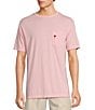 Color:Light Pink - Image 1 - Supima Cotton Short Sleeve Pocket Relaxed Fit T-Shirt