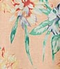 Caribbean Tropical Leaf Print Long Sleeve Woven Shirt - Image 4