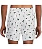 Color:White - Image 2 - Tropical Scatter 6#double; Inseam Swim Trunks