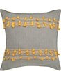 Color:Boulder/Ochre - Image 1 - Tabb Tufted Textured Stripe Throw Pillow