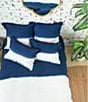 Color:Indigo/White - Image 3 - Aster Ombre Dip Dye Standard Pillow Sham