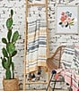 carol & frank Barton Striped Mixed Media Tassel Decorative Throw Blanket - Image 6