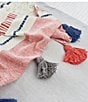 carol & frank Barton Striped Mixed Media Tassel Decorative Throw Blanket - Image 3