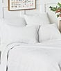 carol & frank Bennett Channel Stitch White Stonewashed Distressed Quilt, Color:White - Image 2