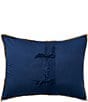 Color:Multi - Image 2 - Carver Diamond Design Cotton Voile Standard Pillow Sham