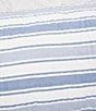 Color:Blue/Multi - Image 4 - Garrett Stripe Yarn-Dyed Cotton Quilt