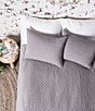 Color:Gray - Image 4 - Jersey Knit Gray Geometric Diamond Stitching Pattern Quilt
