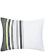 carol & frank Jones Yarn-Dyed Striped Standard Pillow Sham, Color:Multi - Image 1