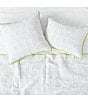 Color:White - Image 2 - Spencer Labryinth Square Quilted Standard Pillow Sham