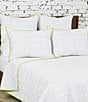 Color:White - Image 1 - Spencer Labryinth Square Quilted Standard Pillow Sham