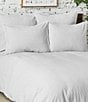 Color:Boulder - Image 2 - Tate Yarn-Dyed Cotton Chambray Duvet Cover